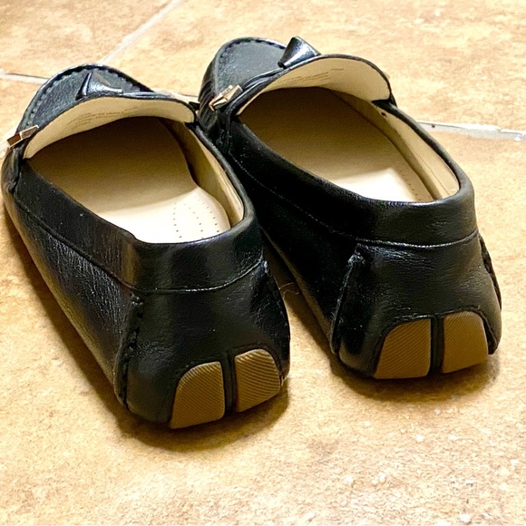 Cole Haan Evelyn Bow Driver Loafer 7.5 Black - Picture 2 of 10